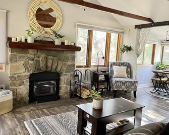 Cozy cabin close to town! Perfect couples getaway. EV Charger - Idyllwild - Living room