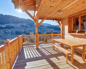 Chalet Typique, 4 Chambres, Vue Montagne - Notre-Dame-de-Bellecombe - Balcón