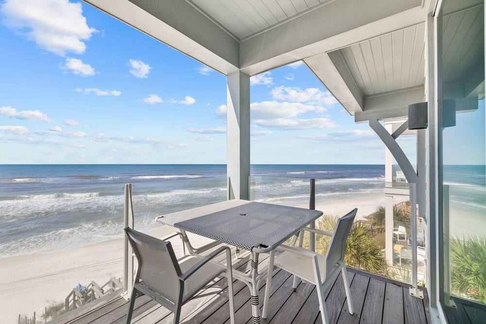 Gulf Front Luxurious Home With Private Pool And Beach Access 6 Bedroom Home by RedAwning - Rosemary Beach - Balcón