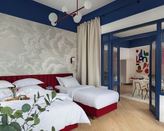 ヘッド イン ザ クラウズ 2ベッド アパートメント - クラクフ - 寝室