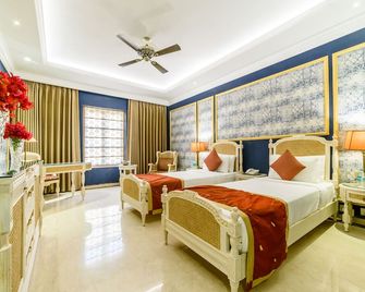 Fort Rajwada,Jaisalmer - ג'יסלמר - חדר שינה