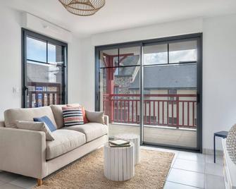 Bel appartement pour 4 - Balcon - 50m de la plage - Pléneuf-Val-André - Living room
