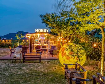 Cheongdo Havi Resort Luxury Glamping - Cheongdo - Patio