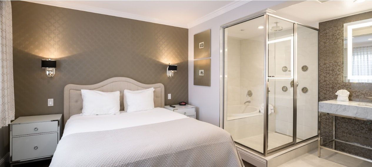Woodcrest Hotel Cupertino - Santa Clara - Schlafzimmer