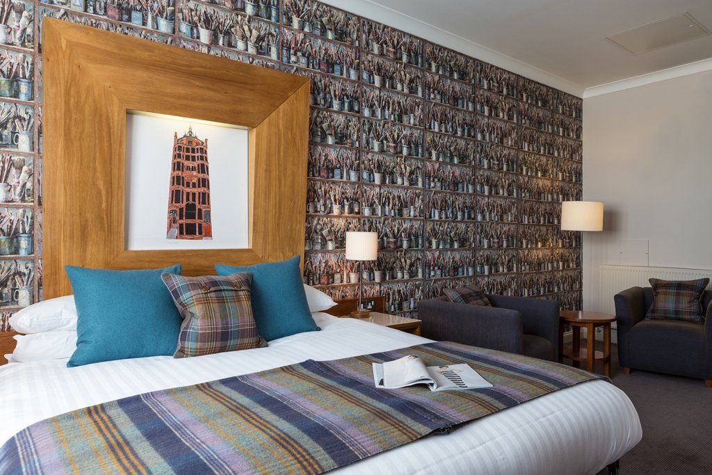 Bedroom view of Abode Glasgow