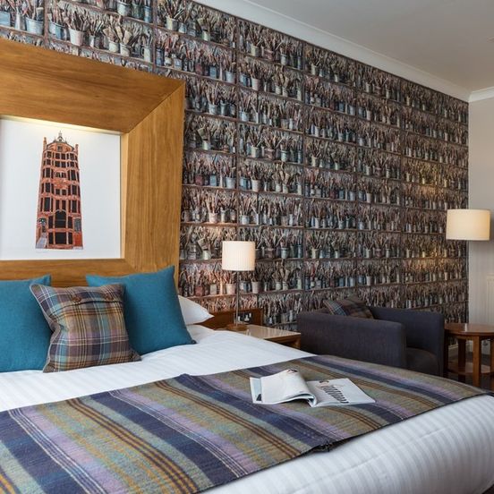 Bedroom view of Abode Glasgow