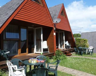 Seaside chalet, free WiFi, swimming pool, pubs near by, friendly holiday park. - Deal - Patio