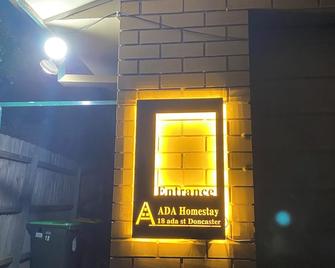 Ada Homestay - Doncaster - Building