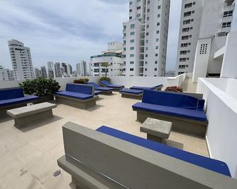 Apartamento con vista al mar - Piscina en la azotea - 2 habitaciones + 2 baños - Cartagena - Balcó