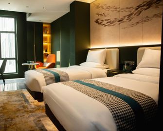 Yue Shui Lan Ting Smart Hotel (Handan Yongnian Tianjun Plaza Branch) - Handan - Bedroom