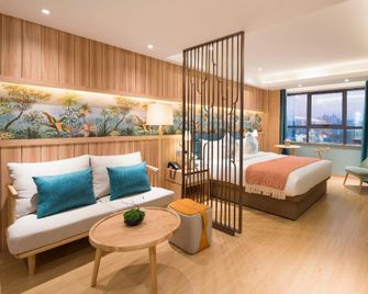 Huizhou Manyue Garden Hotel (West Lake Shuidong Street Branch) - Huizhou - Bedroom