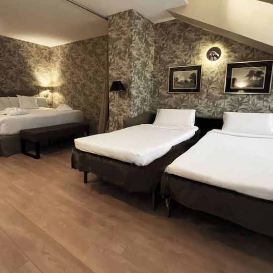 Bedroom view of Hotel Meninas