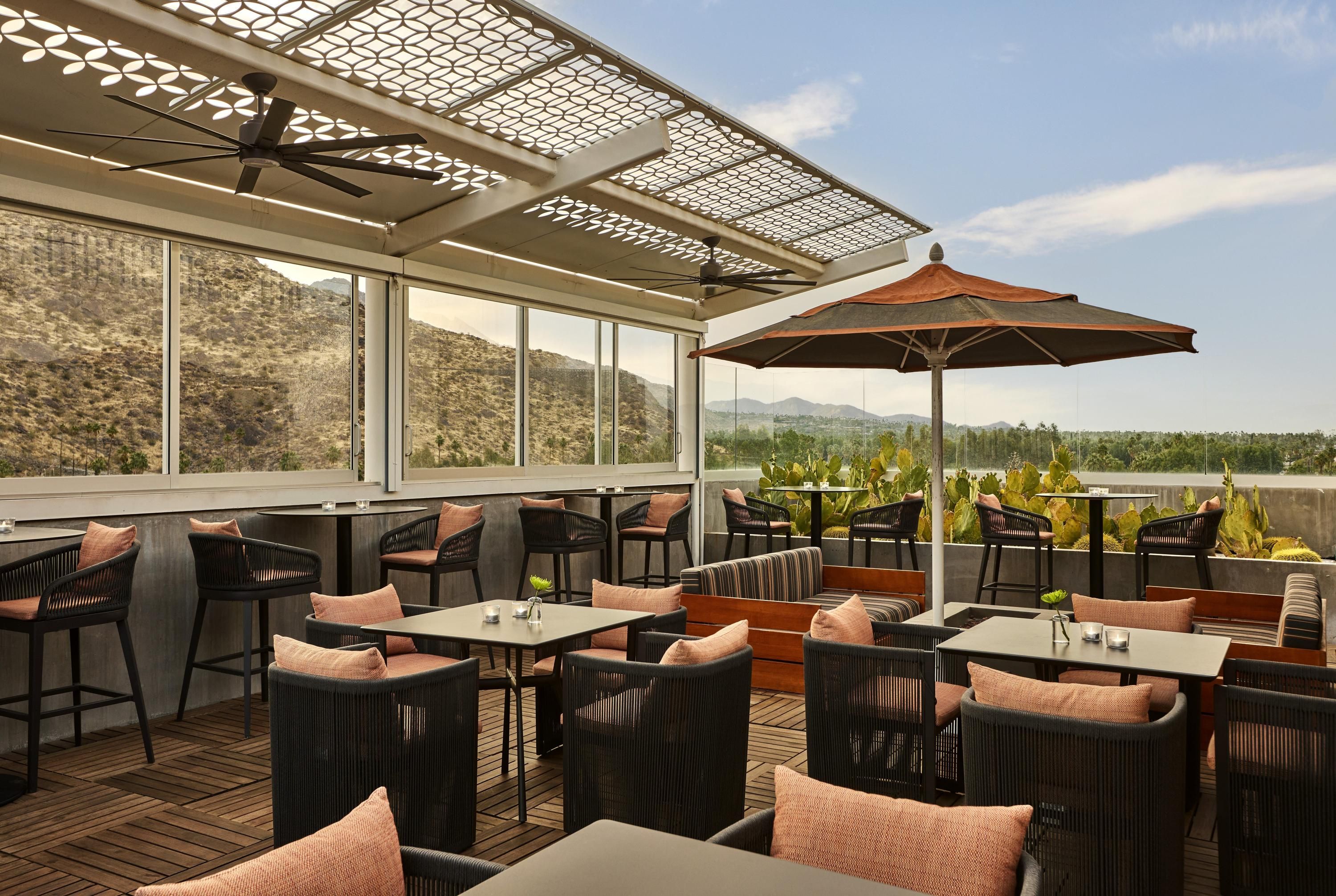 Restaurant view of Kimpton Rowan Palm Springs
