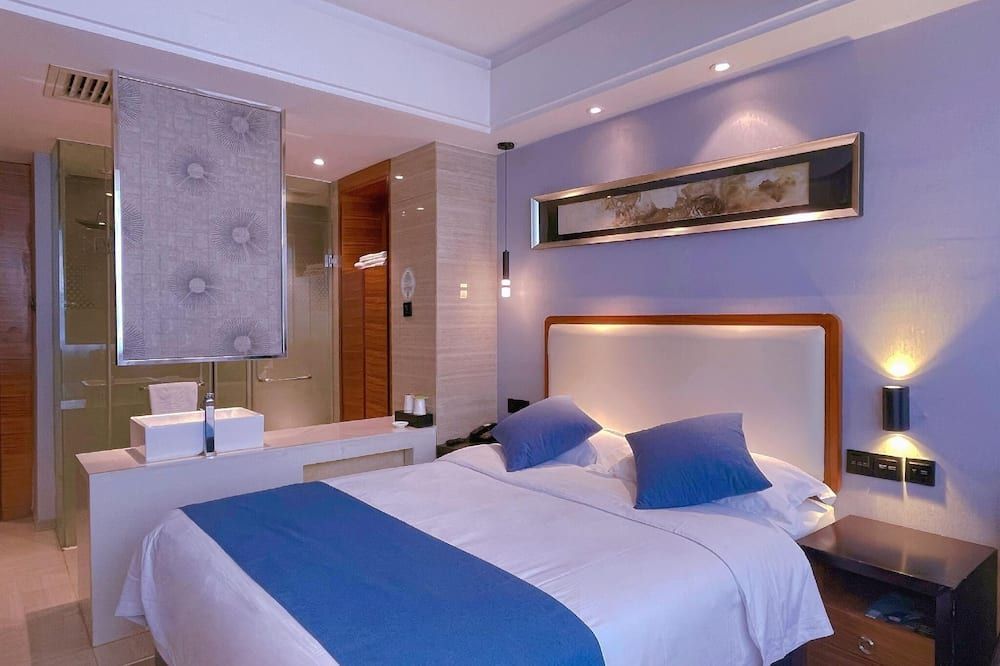 Greentree Inn Anhui Hefei Mengcheng Road Beierhuan Express Hotel - خفى - غرفة نوم