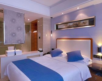 Greentree Inn Anhui Hefei Mengcheng Road Beierhuan Express Hotel - خفى - غرفة نوم