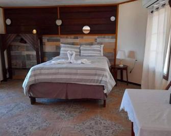 La Delphina Bed and Breakfast Bar and Grill King Suite with Sea View - La Ceiba - Ložnice