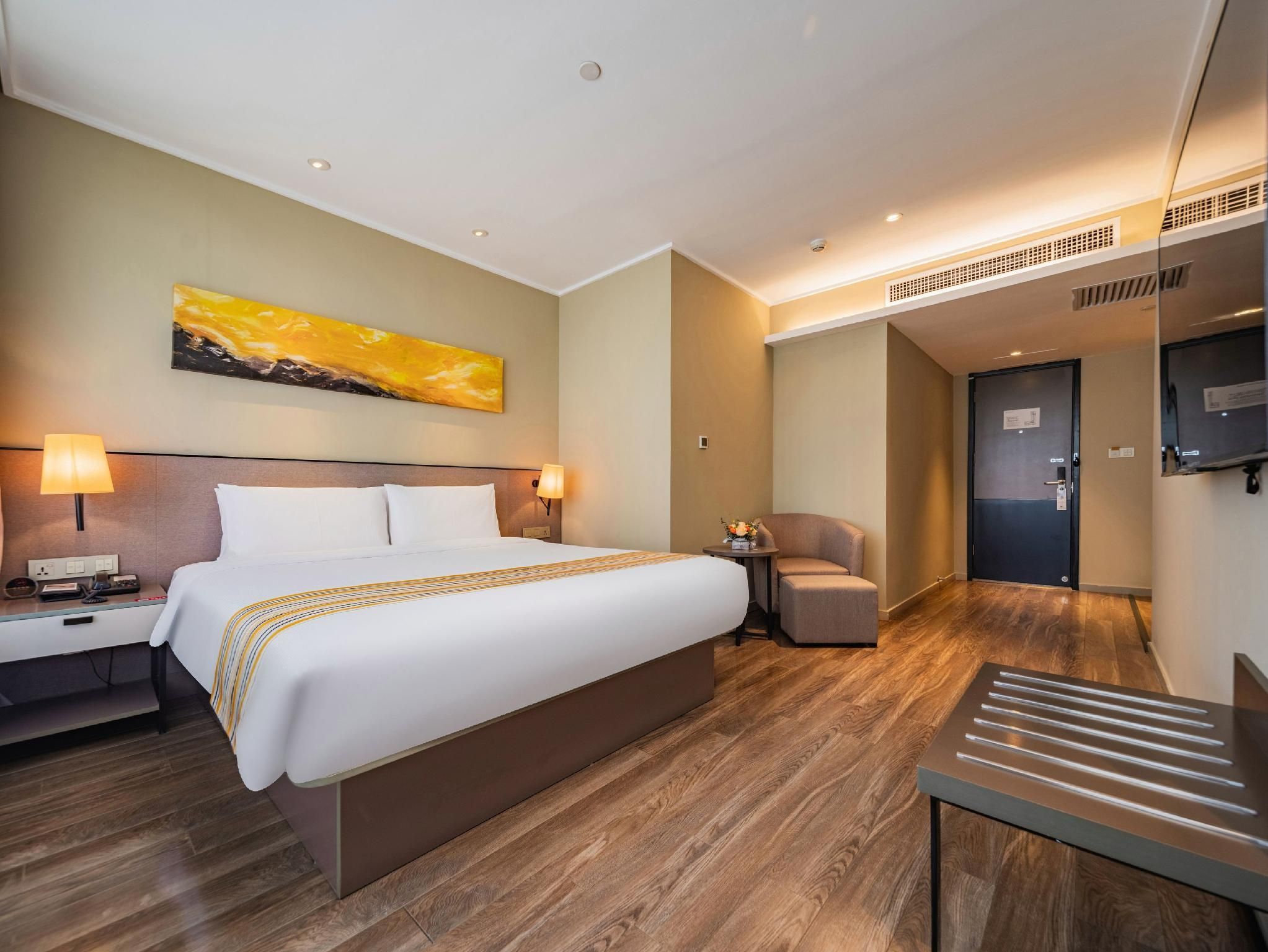 Home Inn Plus Xi'an High-tech Zone Jinye First Road Zhangba Fourth Road Metro Station - שי-אן - חדר שינה