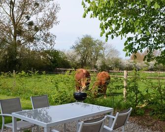 Historic house at Utah Beach with internet access and pets allowed - Sainte-Marie-du-Mont - Patio