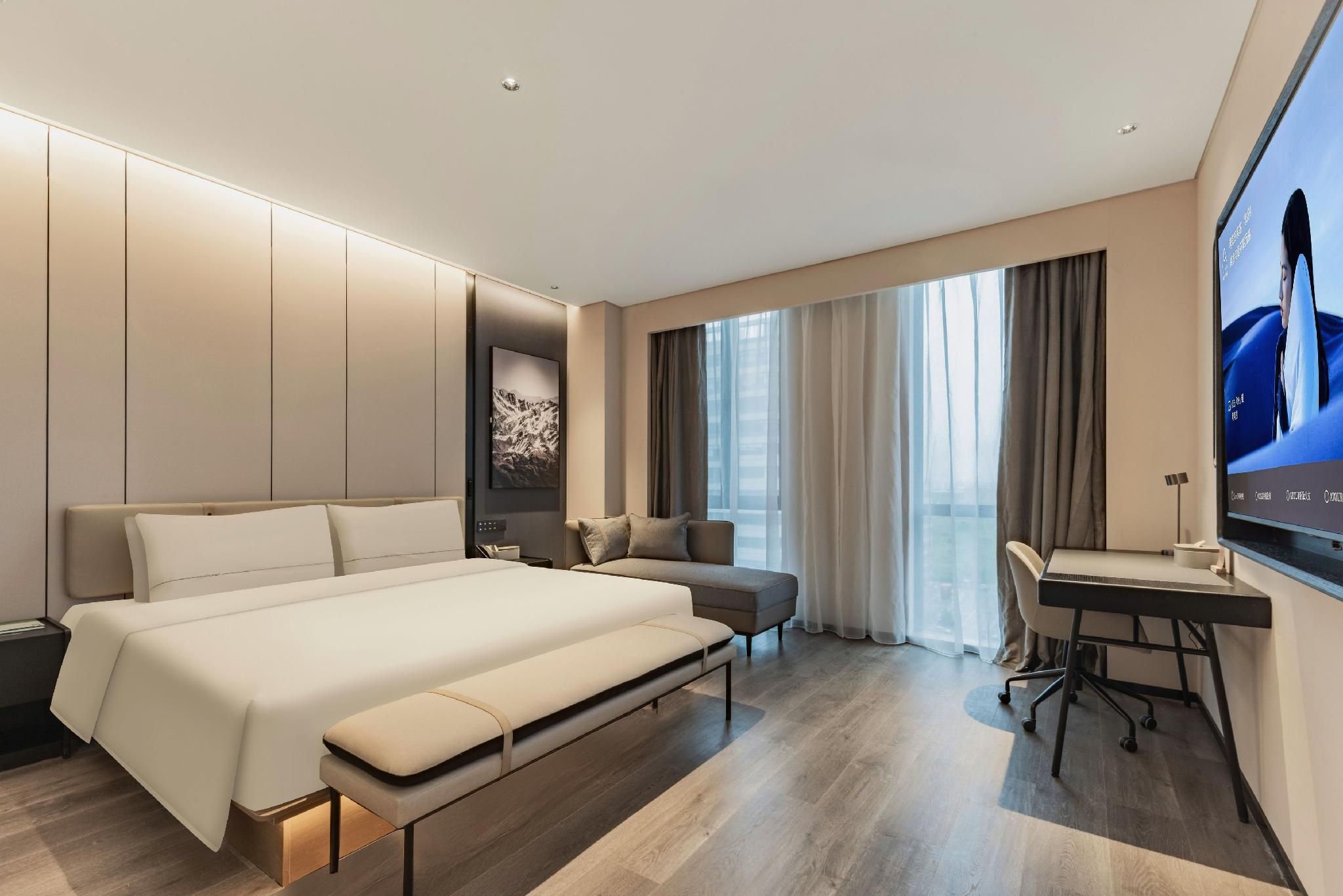 Atour Hotel Qingdao High-tech Zone Shimao Shopping Center - צ'ינגדאו - חדר שינה