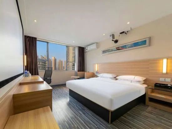City Convenience Inn Wuhan Hankou Railway Station - وهان - غرفة نوم