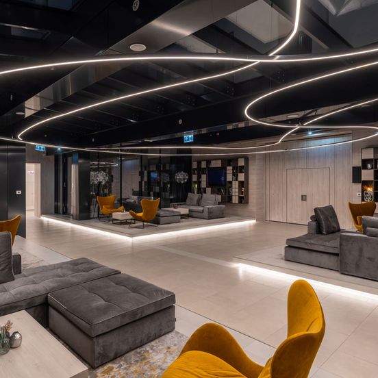 Lobby view of Hotel Vision