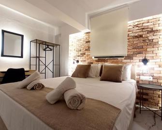 Salonikiou Beach Apartments & Villas 1 Bedroom Apartment 50 sq.m. - Salonikiou - Bedroom