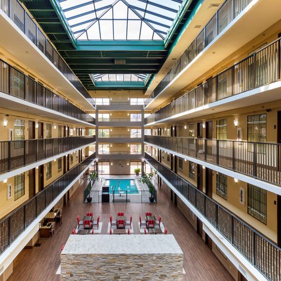 Lobby view of Comfort Suites Fredericksburg South