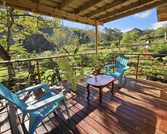 Charming cabin with WiFi in San Isidro de El General, 40 minutes to the beach - San Isidro de El General - Balcony