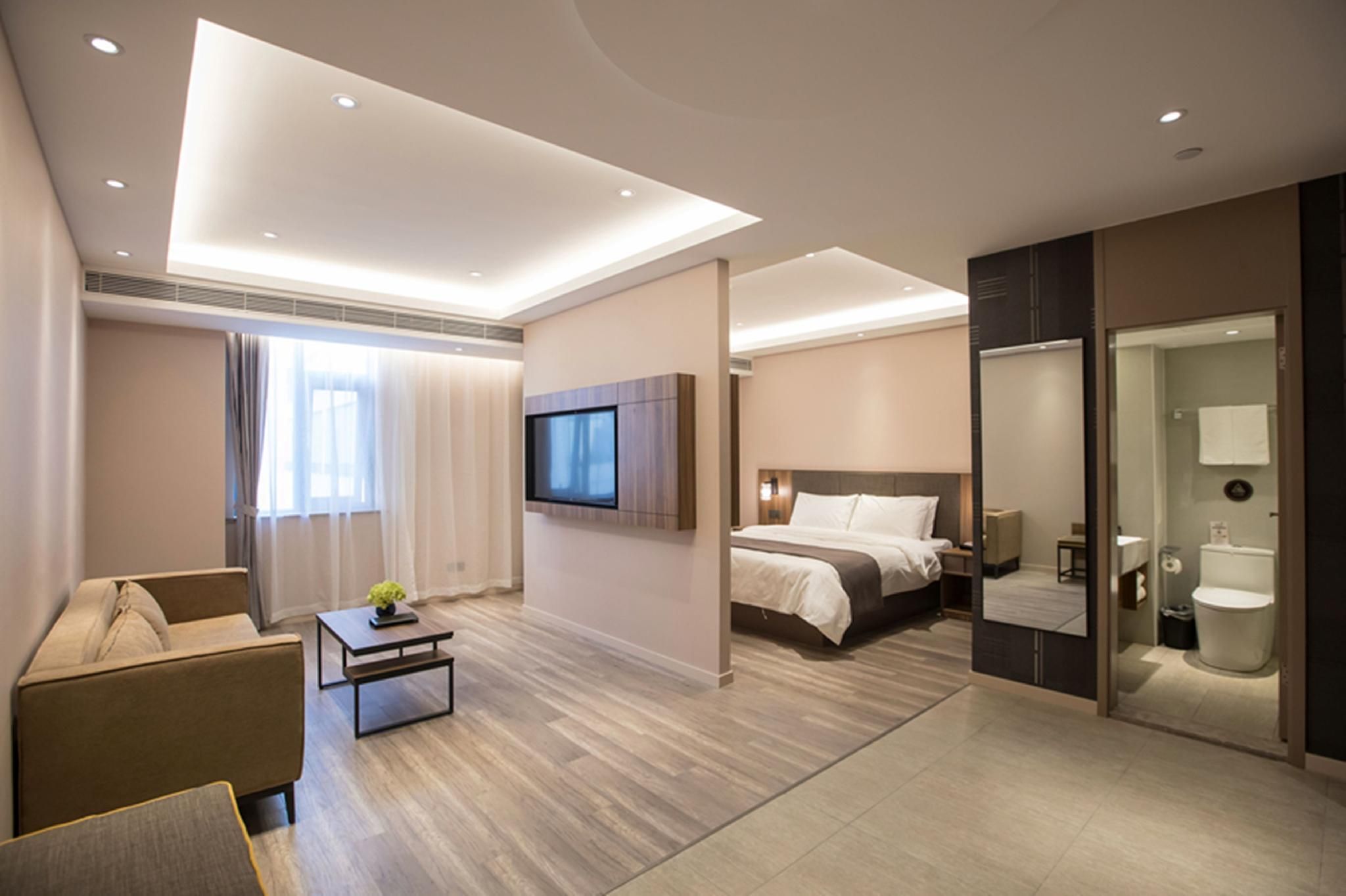 Home Inn Plus Jinan Quancheng Plaza - ז'ינאן - חדר שינה