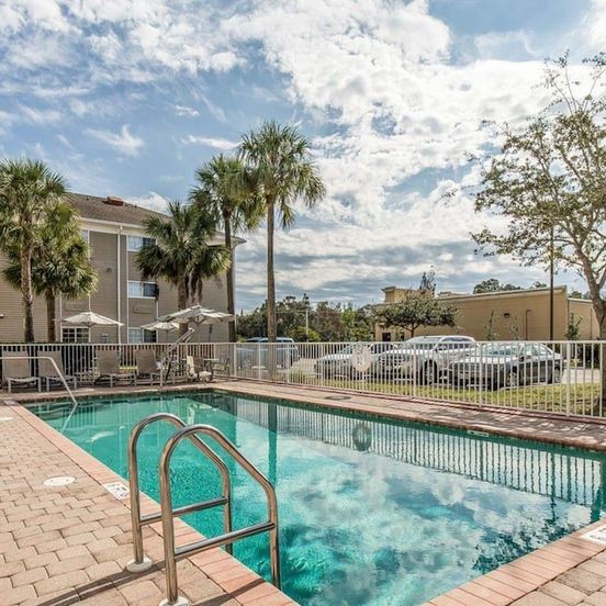 Pool view of Suburban Studios Fort Myers Cape Coral