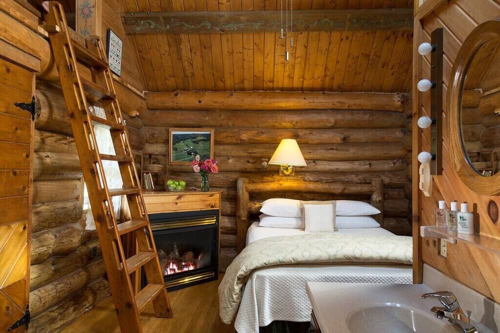 Little House on the Prairie log cabin - Sparta - Slaapkamer