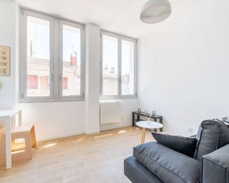 Le Cosy Blancarde -Appartement 1 Chambre - Marsella - Sala de estar