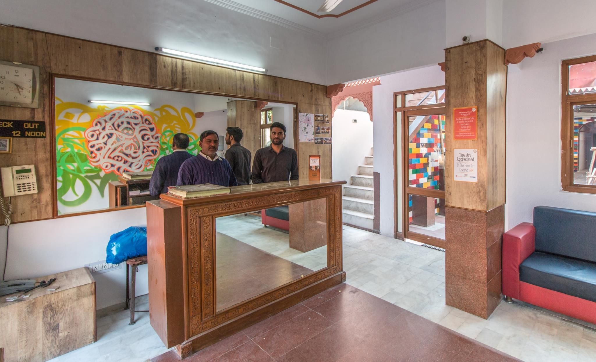 Stephels Hostel - ג'איפור - לובי