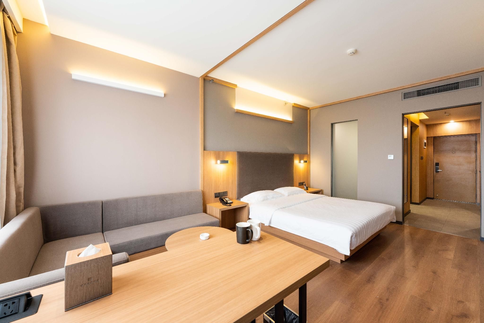 داليان زونجشين إنترناشونال أبارتمنت - داليان - غرفة نوم