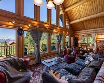 Beautiful Moran Home with spectacular Teton Views - Moran - Wohnzimmer