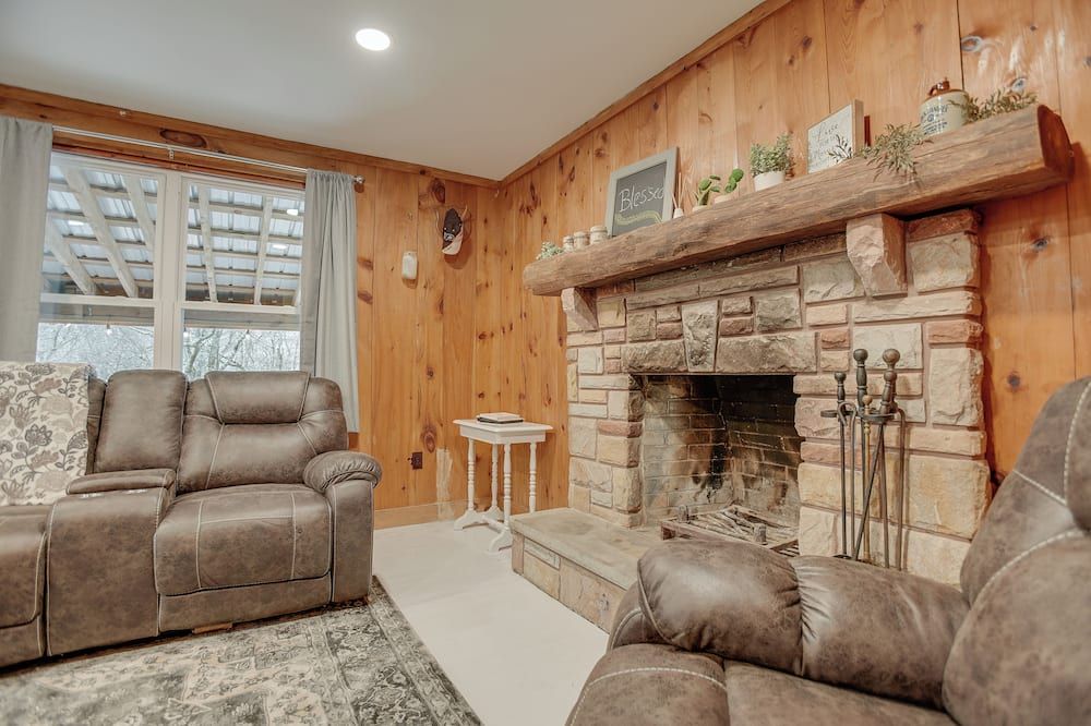 Rustic Pines Retreat | Fire Pit, Covered Porch + More!