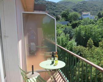 Beautiful apartment near the historic center, balconies, splendid views of the mountains - Ceret - Balkon
