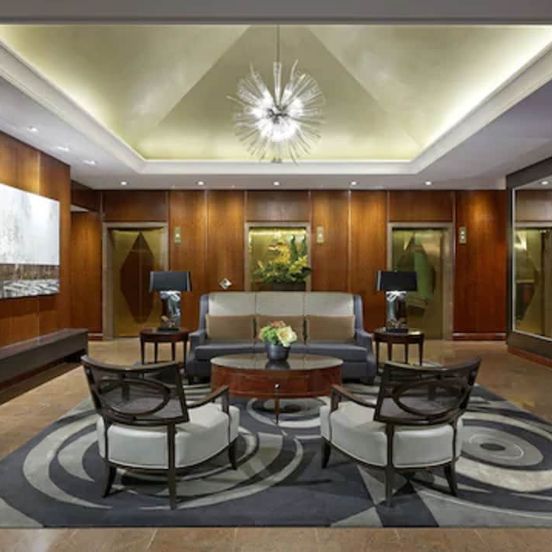 Lounge view of Cambridge Suites Toronto