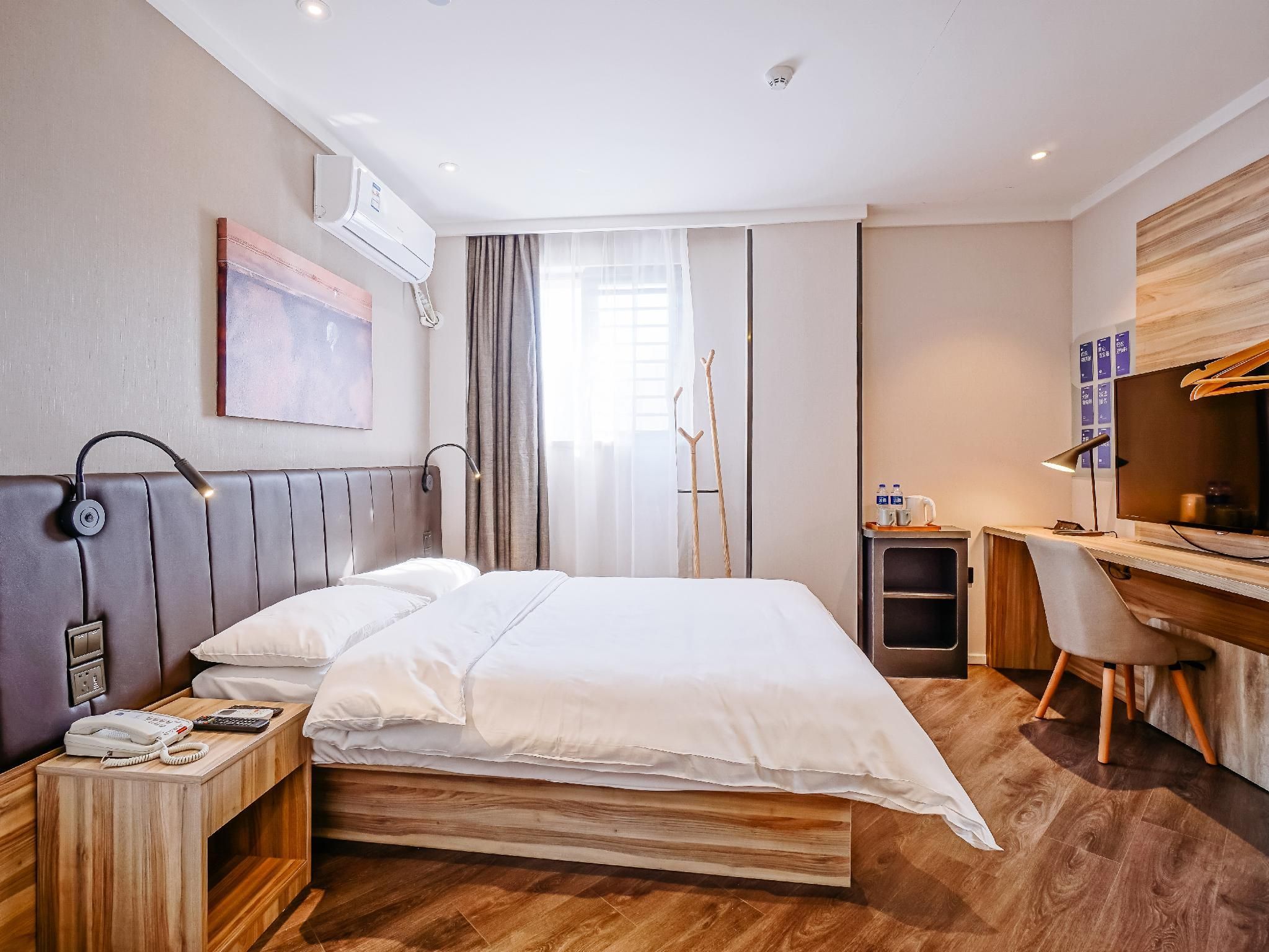 Hanting Hotel Nanjing Hexi International Expo Center - נאנז'ינג - חדר שינה