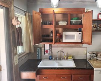 Charming cabin get away w/ walk-in shower, kitchenette, AC/heat, WiFi - Henderson - Küche
