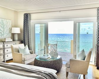The Pearl At Cane Bay—Luxury One Bedroom Waterfront Home - Kingshill - Sala de estar