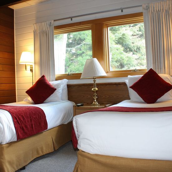 Bedroom view of St Moritz Lodge and Condominiums