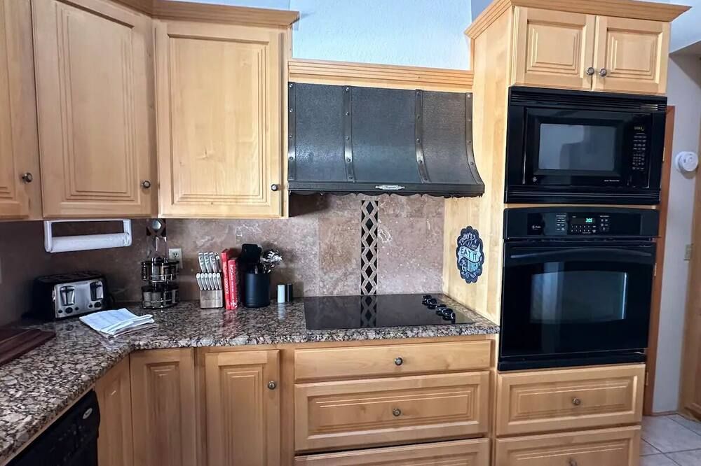 Kitchen view of The Wickenburg Ranch House