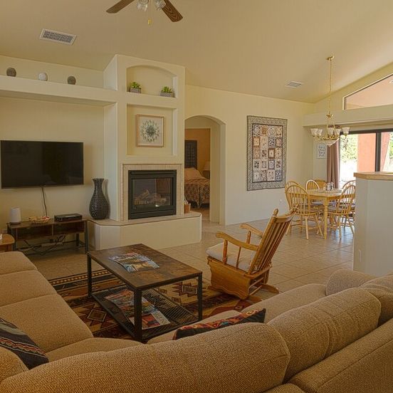Living room view of Quiet Home Close To Sedona