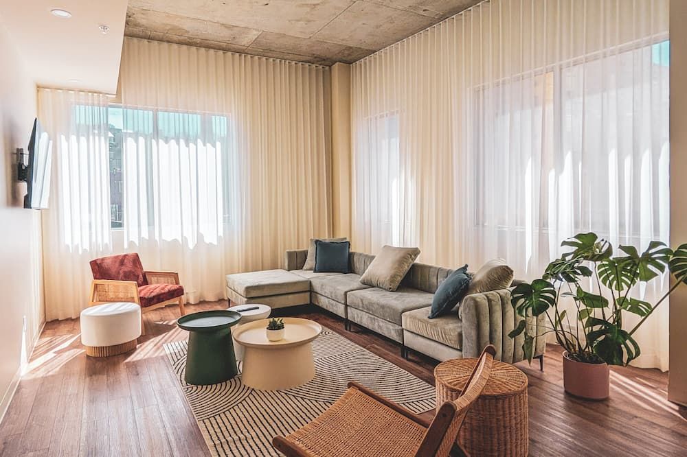 تيرمينوس أوتل - كويبيك ستي - غرفة معيشة