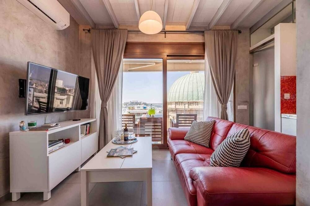 Top Kolonaki Studio+terrace Stunning Acr - Atenas - Sala de estar