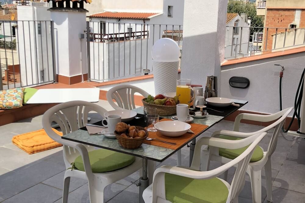 Apartament Can Mateu-Gran Terraza - Vilassar de Mar - Restaurace