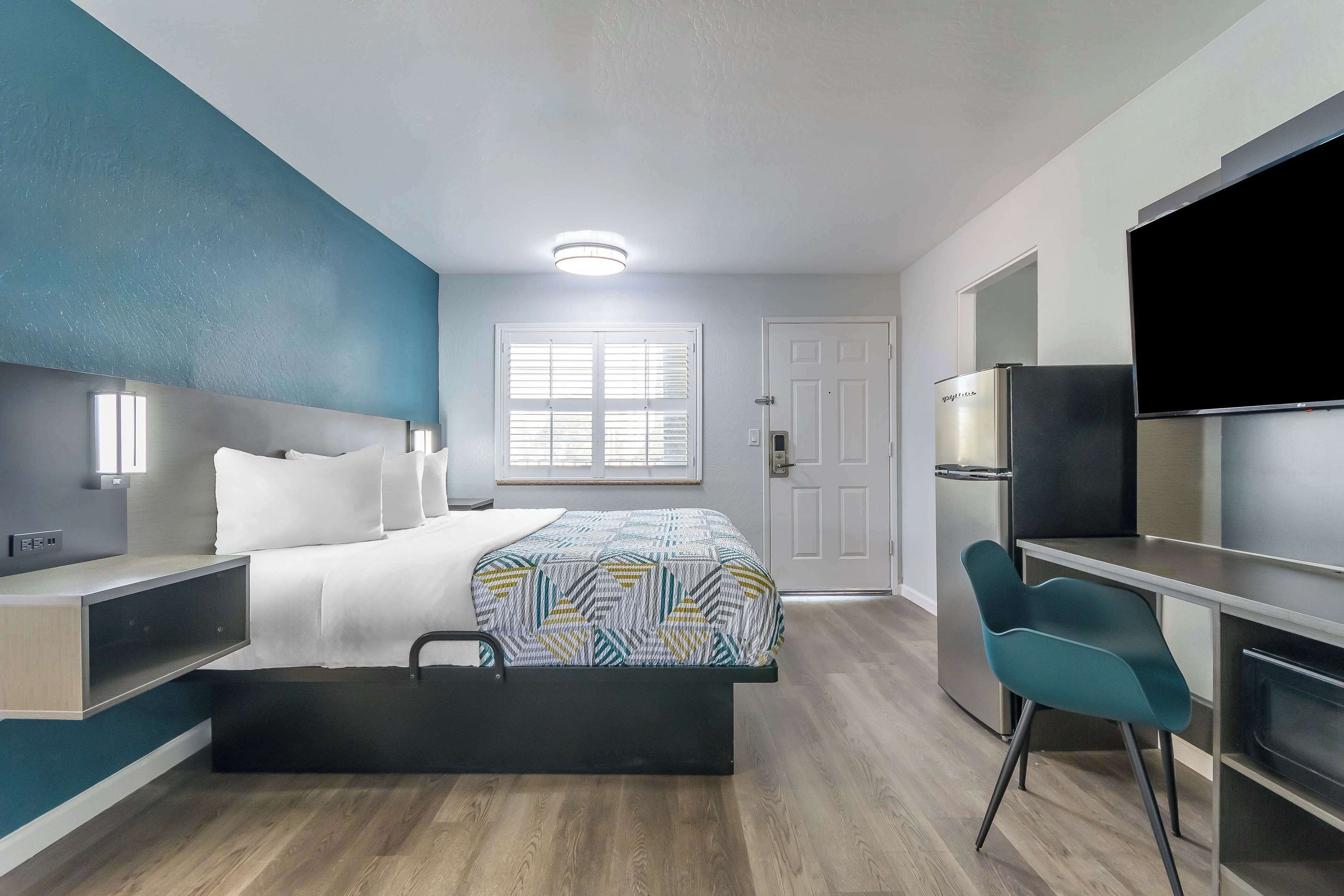 Studio 6 Suites Madera, Ca - Yosemite - Madera - Camera da letto