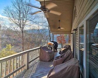 Caryville Home w/ Private Dock & Norris Lake Views - Caryville - Balkón