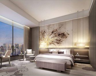 Lvran International Hotel - Suining - Bedroom